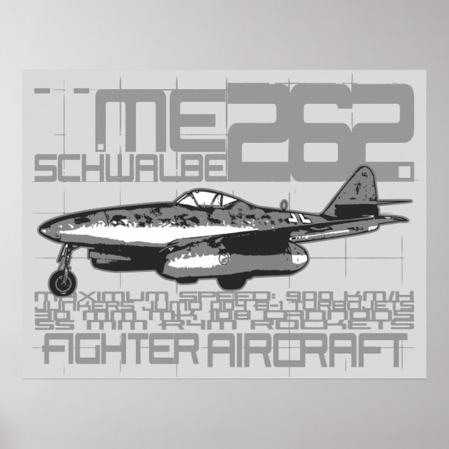 Me 262 Schwalbe Poster (Front)