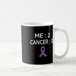 Me 2 Cancer 0 Pancreatic Cancer Awareness  Coffee Mug
