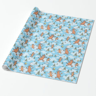 Me And Dad Summer Fun Wrapping Paper