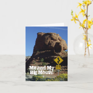Me and My Big Mouth - I'm Sorry! Greeting Card
