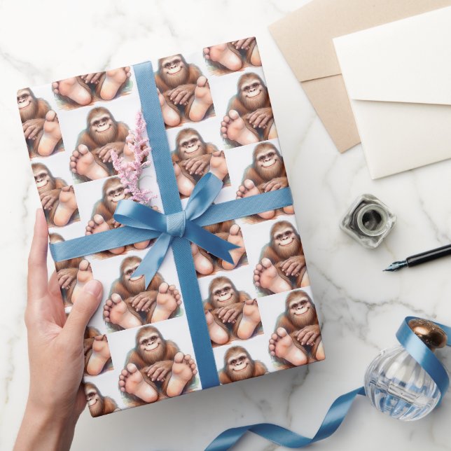 Me and My Bigfoot Wrapping Paper (Gifting)