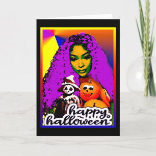 Me and My Halloween Friends Holiday Card