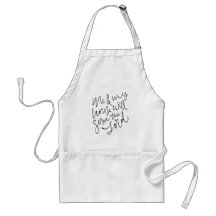 Me and My House Will Serve the Lord Apron