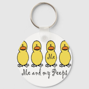 Me and My Peeps Keychain