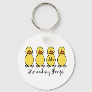 Me and My Peeps Keychain