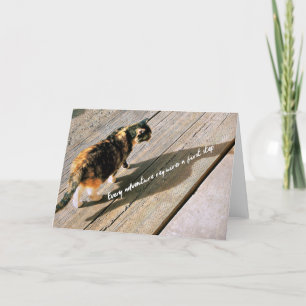 ME AND MY SHADOW Greeting Card