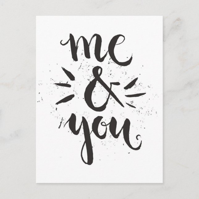 Me And You Postcard (Front)