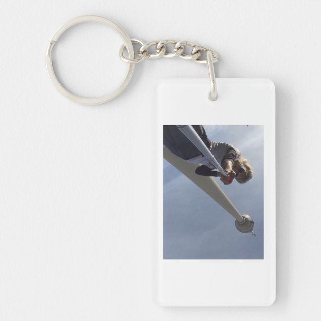 Me at  Berliner Fernsehturm !!! Keychain (Front)