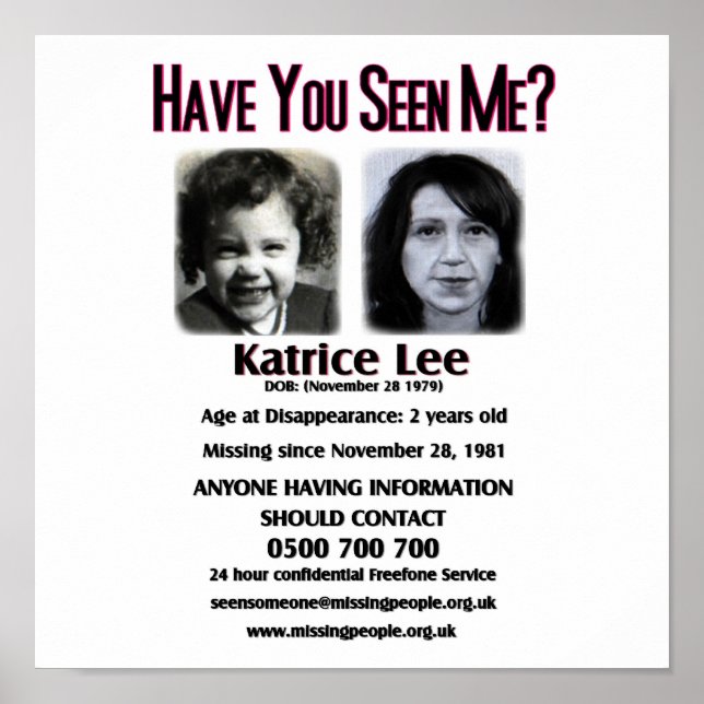 Me Avez-Vous Vu Poster De Katrice Lee (Devant)