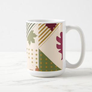 Me Core Essentials Geometric Autumn Leaves Coffee Mug