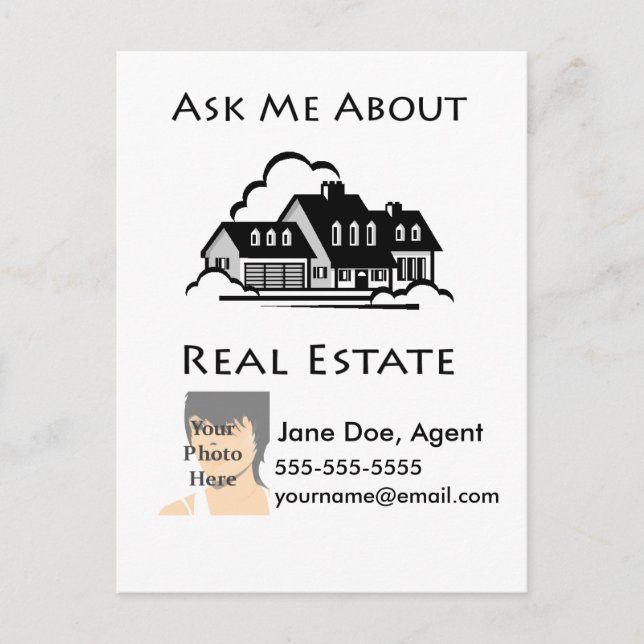 Me demander : Carte postale Immobilier (Devant)