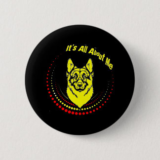 Me German Shepherd 2 Inch Round Button