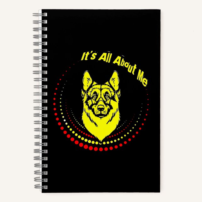 Me German Shepherd Notebook (Front)