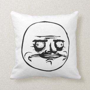 Me Gusta Meme Throw Pillow