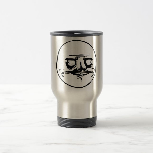 Me Gusta Meme Travel Mug (Center)
