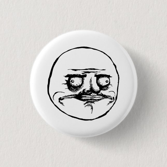 Me Gusta Rage Face Meme 1 Inch Round Button (Front)