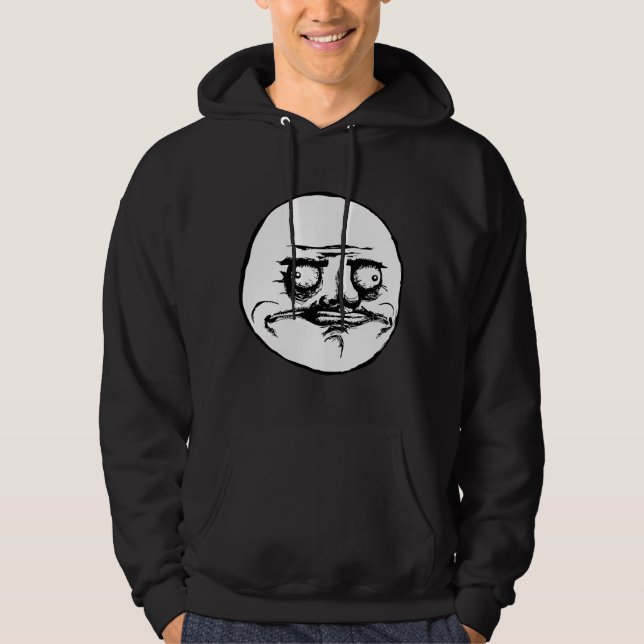 Me Gusta Rage Face Meme Hoodie (Front)