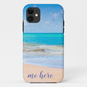 Me here at the beach iPhone 11 case