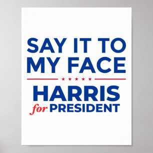 Me Kamala Harris For President Election 2024 Poster