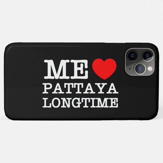 ME LOVE PATTAYA LONGTIME Case-Mate iPhone CASE (Back (Horizontal))