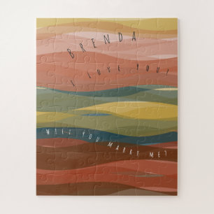 Me Marierez-Vous Chaud Waves Puzzle