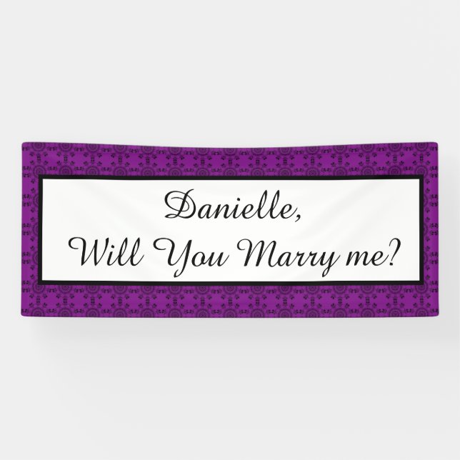 Me Marierez-Vous, Proposition De Mariage Bannière (Horizontal)