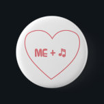 Me music 2 inch round button<br><div class="desc">By jgimbitzki</div>