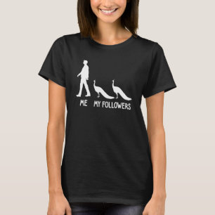 Me My Followers Peacock Farmer Zoo Cute Animal S T-Shirt