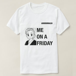 ME ON A MONDAY VS ME ON A FRIDAY INKED T-Shirt