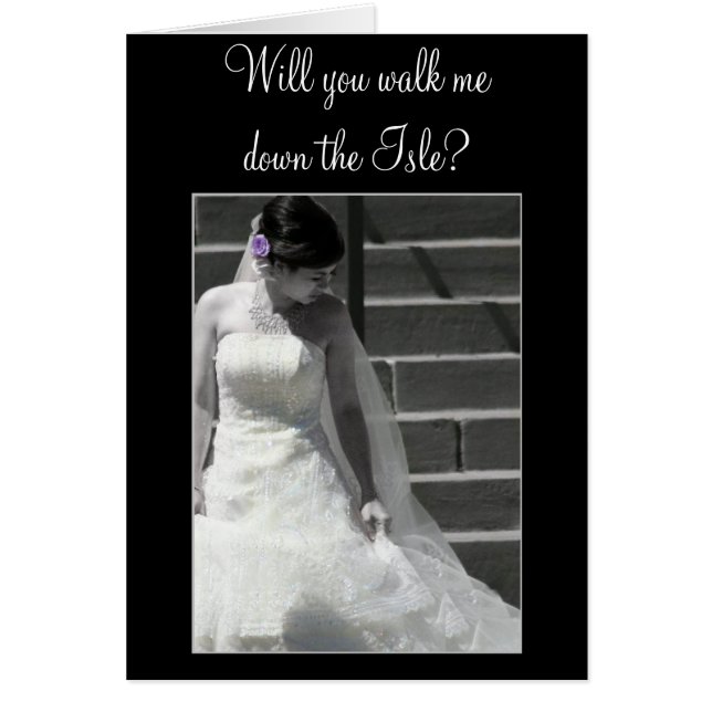 Me poussez-vous sur la carte Isle Mariage Bride (Devant)
