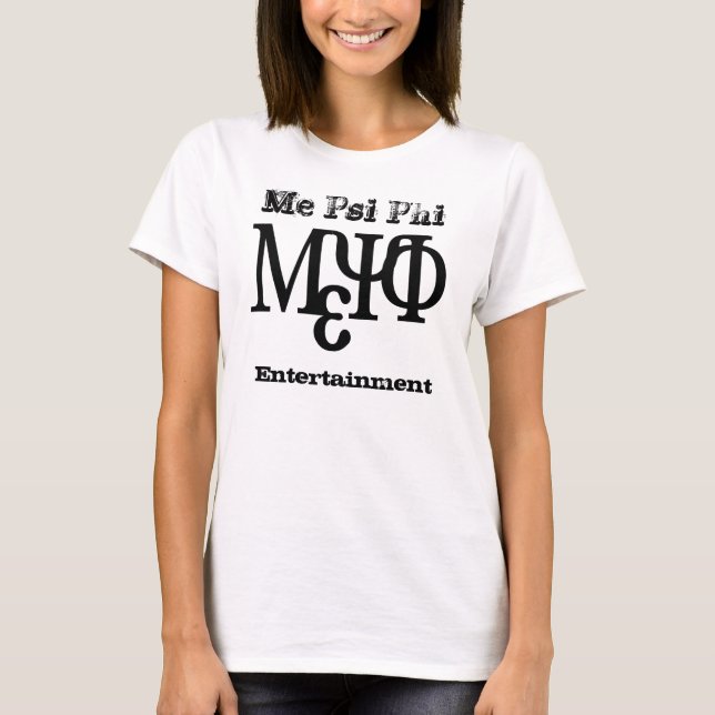Me Psi Phi Lady Tee's T-Shirt (Front)