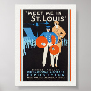 Me rencontrer à St. Louis Poster vintage 1930