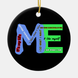 ME Self-Expression Ceramic Ornament