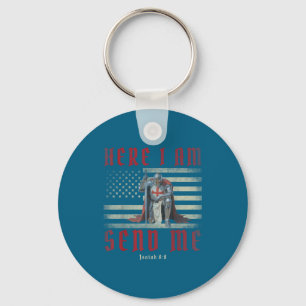 Me Shirt Here Am Send Knights Templar Keychain