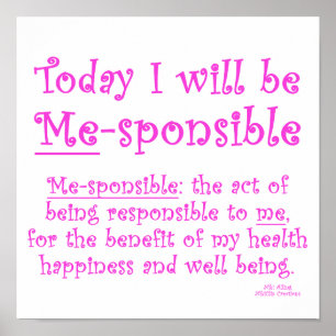 Me-Sponsible Poster