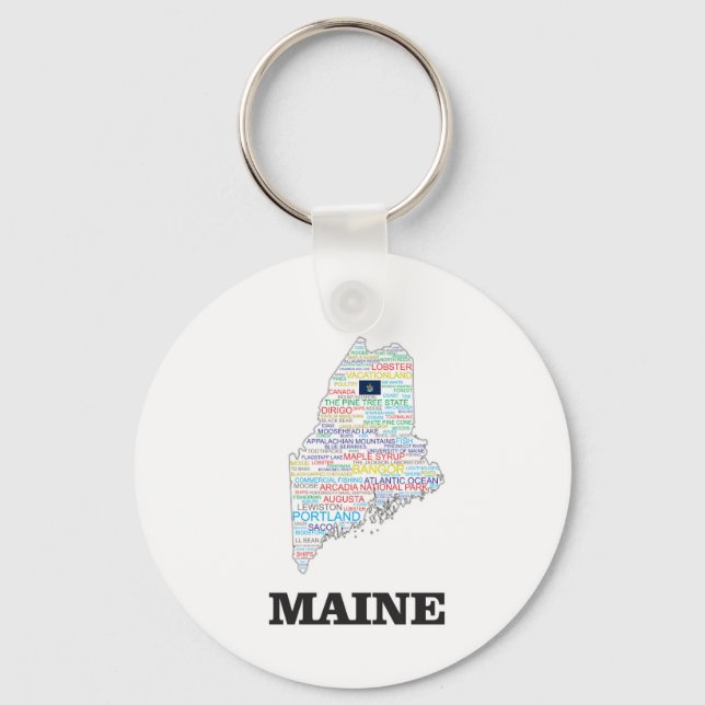 ME WORD COLLAGE KEYCHAIN (Front)