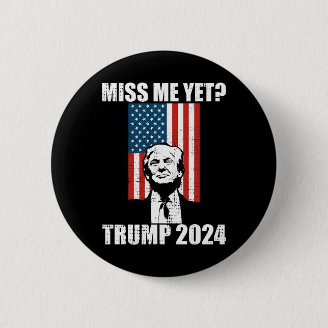 Me Yet Funny Trump 2024  2 Inch Round Button (Front)