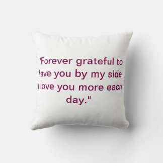 ME & YOU WEDDING GIFT THROW PILLOW
