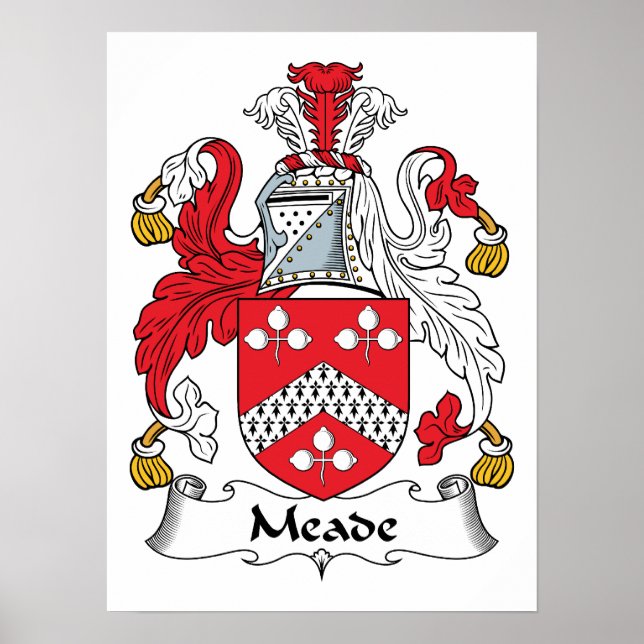 Meade Family Crest Poster (Front)
