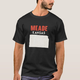 Meade Kansas USA State America Travel Kansan T-Shirt