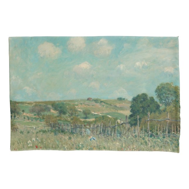 Meadow | Alfred Sisley | National Gallery of Art Pillowcase (Front)