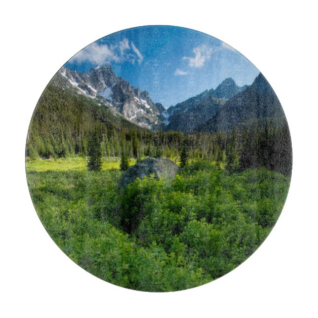 Meadow and Mt. Stuart Cutting Board (Front)