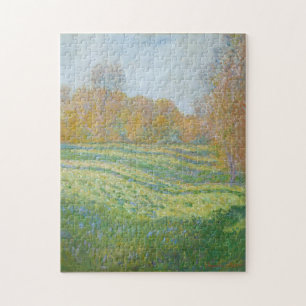 Meadow at Giverny Monet Fine Art Jigsaw Puzzle