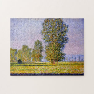 Meadow at Limetz Monet Fine Art Jigsaw Puzzle