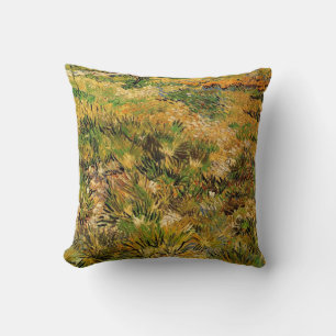 Meadow at Saint Paul Hospital by Vincent van Gogh Throw Pillow
