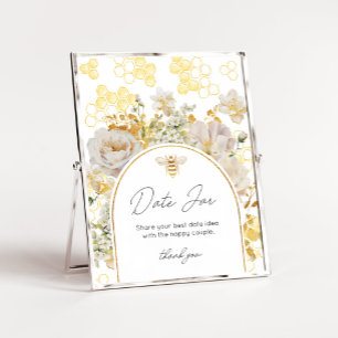 Meadow bee date night ideas. Date jar bridal Poster