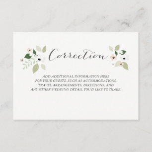 Meadow Blooms Correction Card