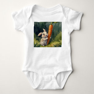Meadow Bunny Dreams: Whimsical SleeperT-Shirt Baby Bodysuit