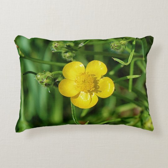 Meadow Buttercup Decorative Pillow