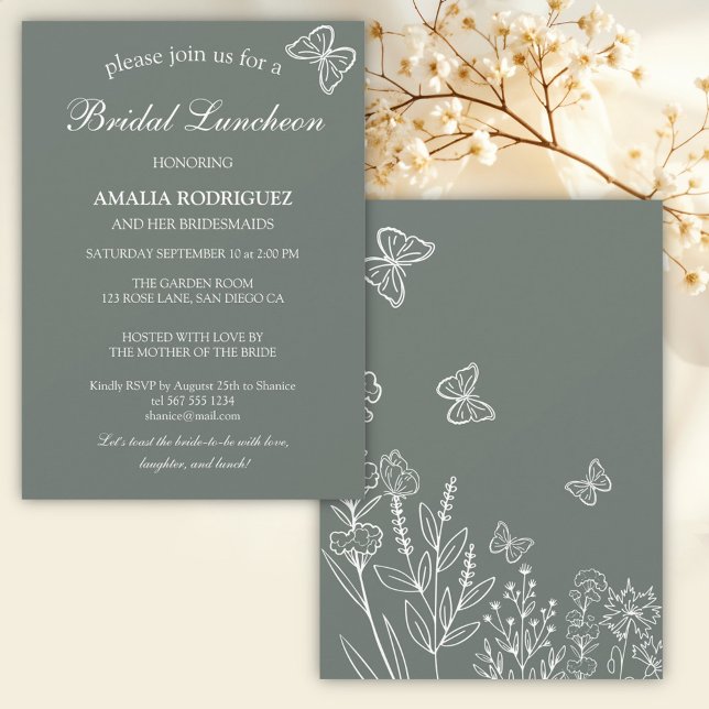 Meadow Flowers Bridal Luncheon Invitation (Creator Uploaded)